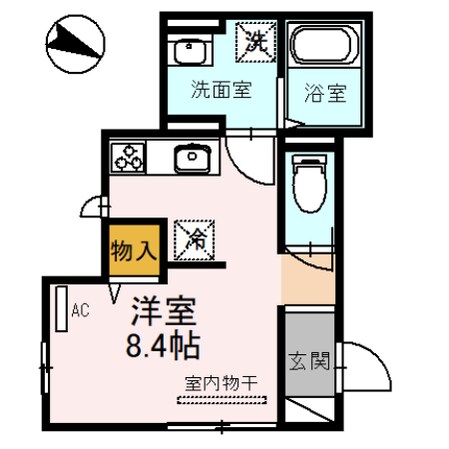 ダイヤモンドフジ桃谷の物件間取画像